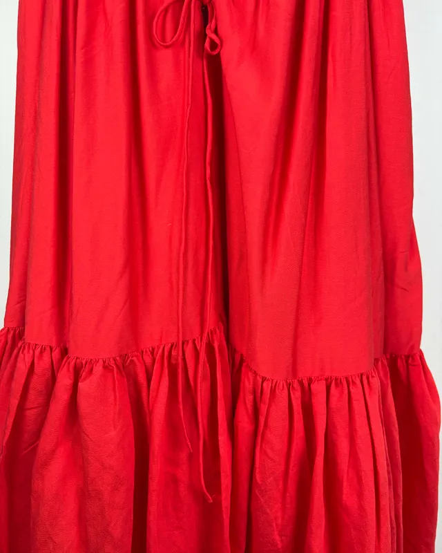 Vestido rojo h&m