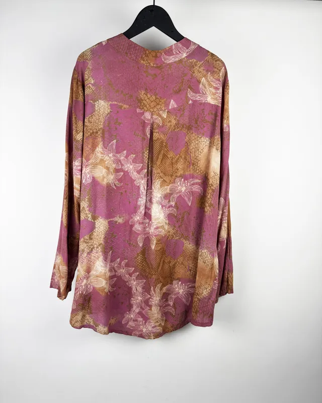 Blusa estampada made in italy