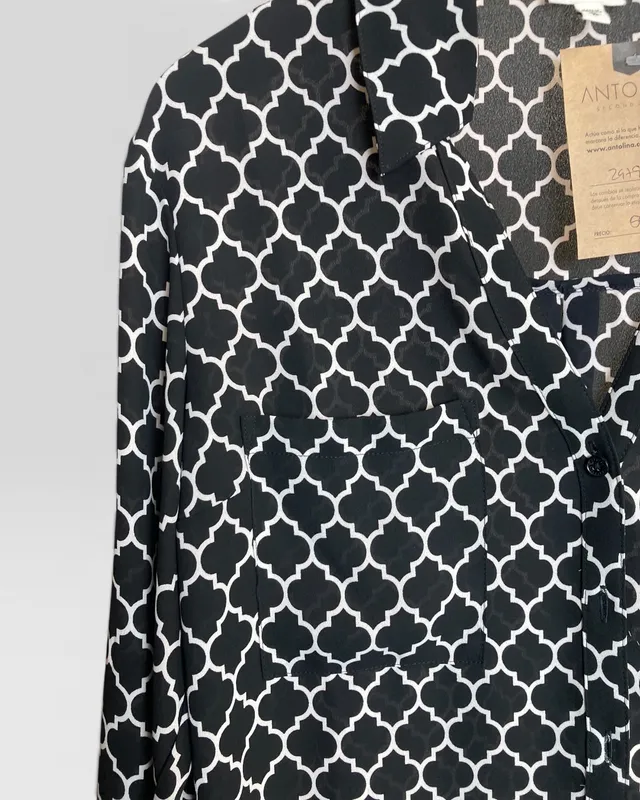 Camisa gasa negra express
