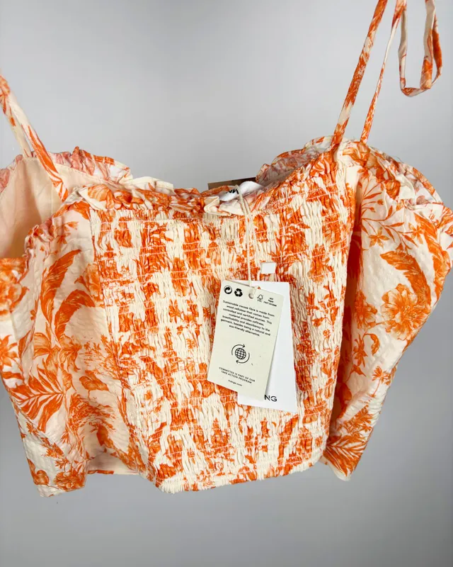 Top estampado mango