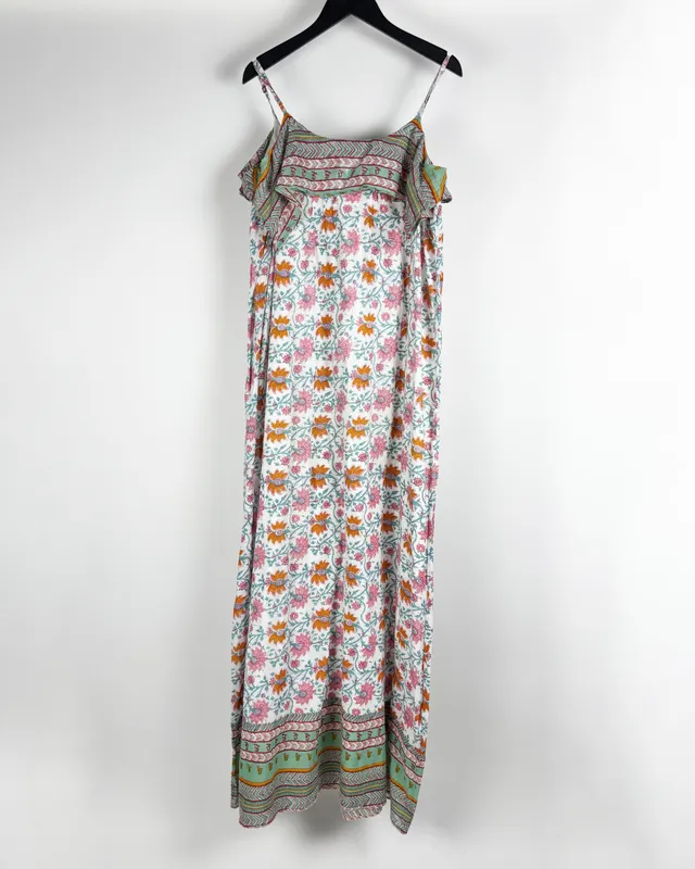 Vestido estampado rapsodia