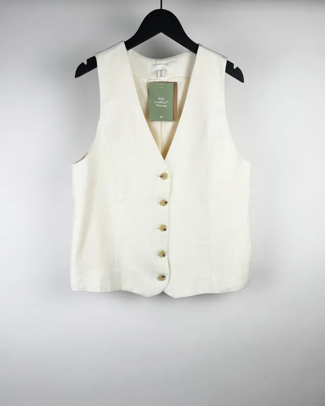 Chaleco beige h&m