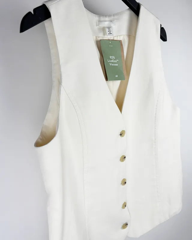 Chaleco beige h&m