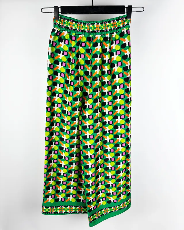 Pantalon estampado zara