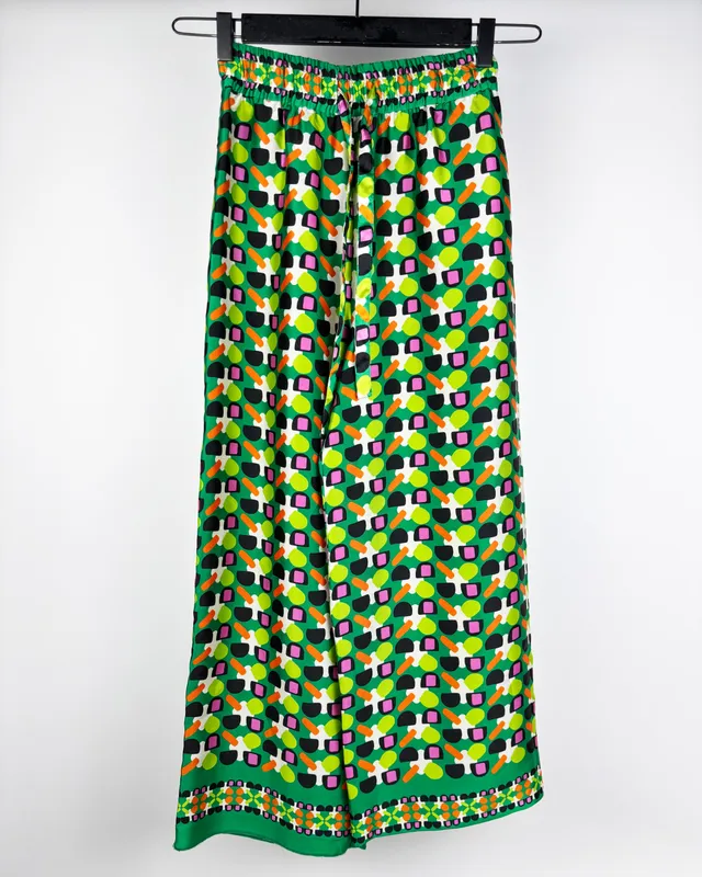 Pantalon estampado zara