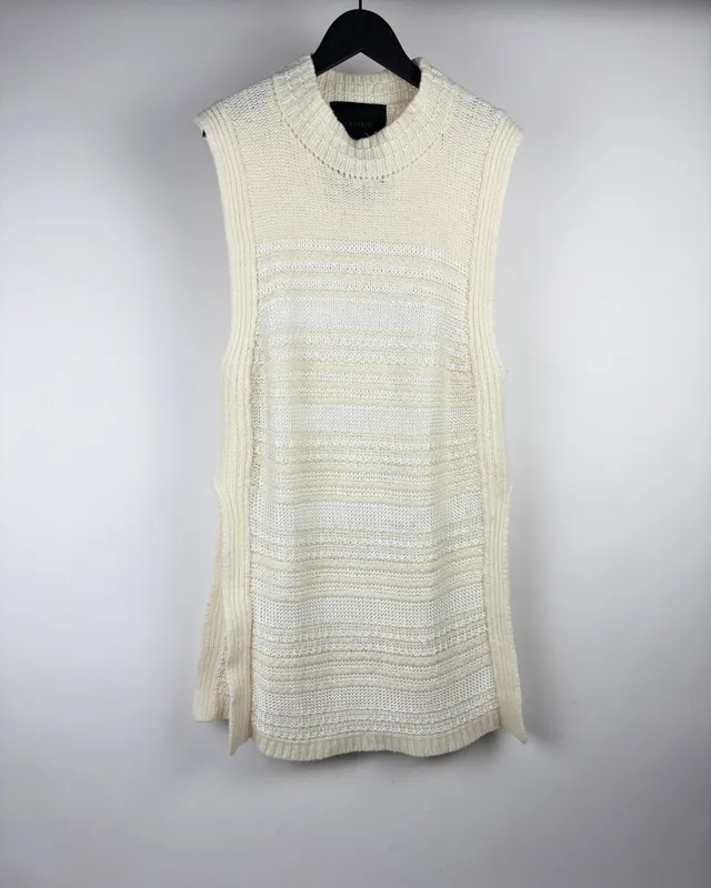 Chaleco crudo largo zarvich