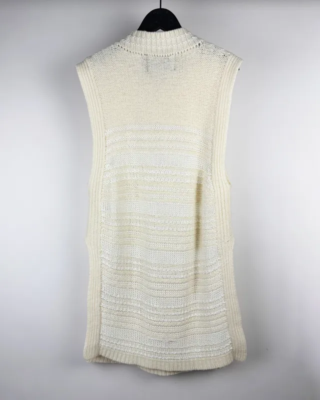 Chaleco crudo largo zarvich