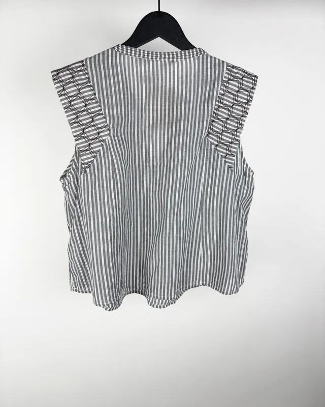 Blusa rayada zara