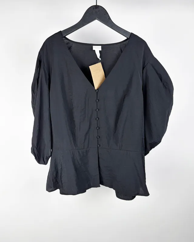 Camisa negra h&m