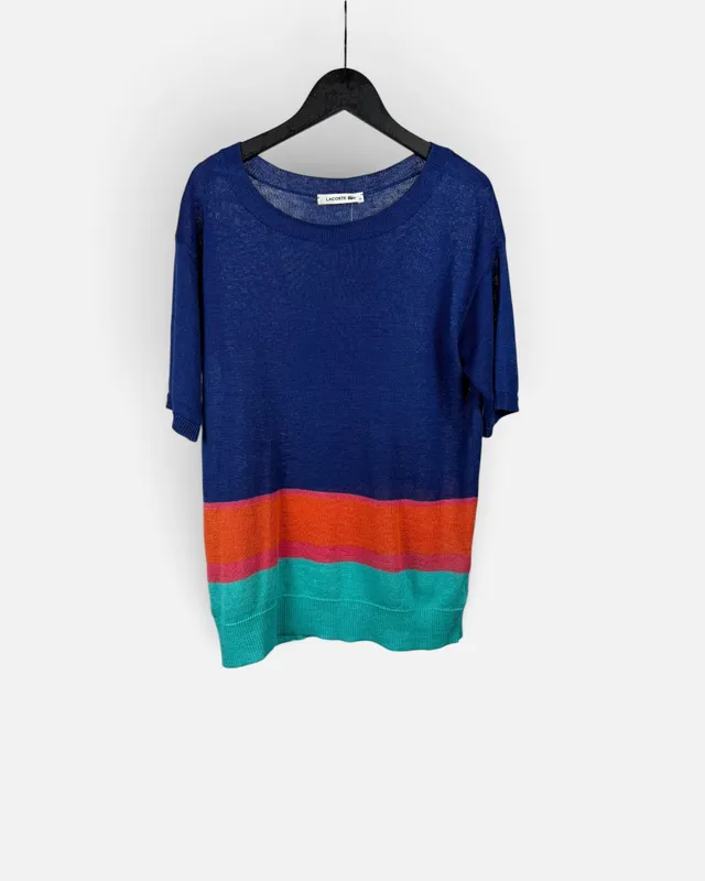 Buzo rayado lacoste