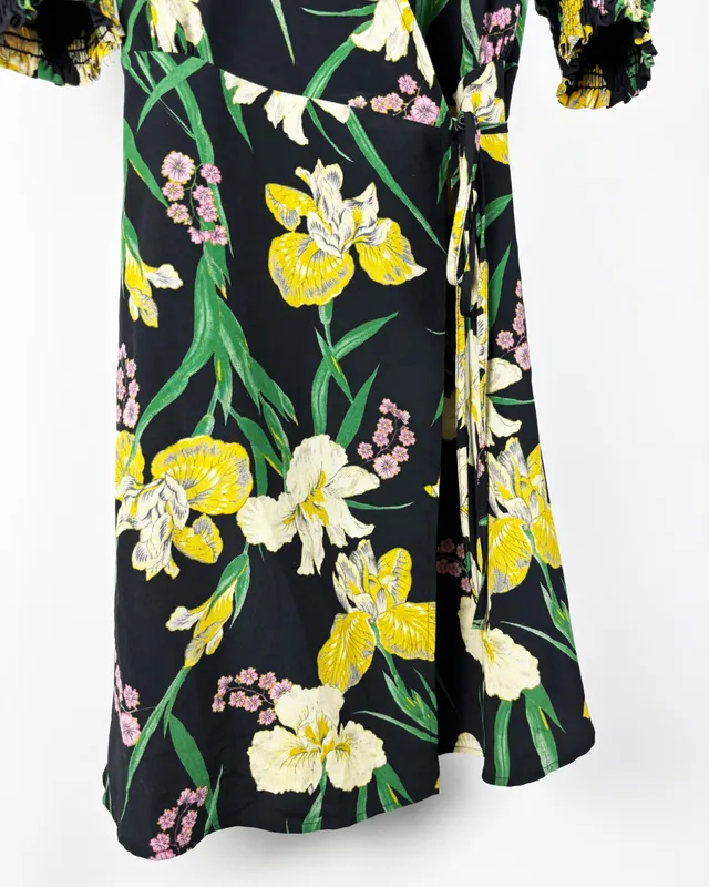 Vestido estampado mango