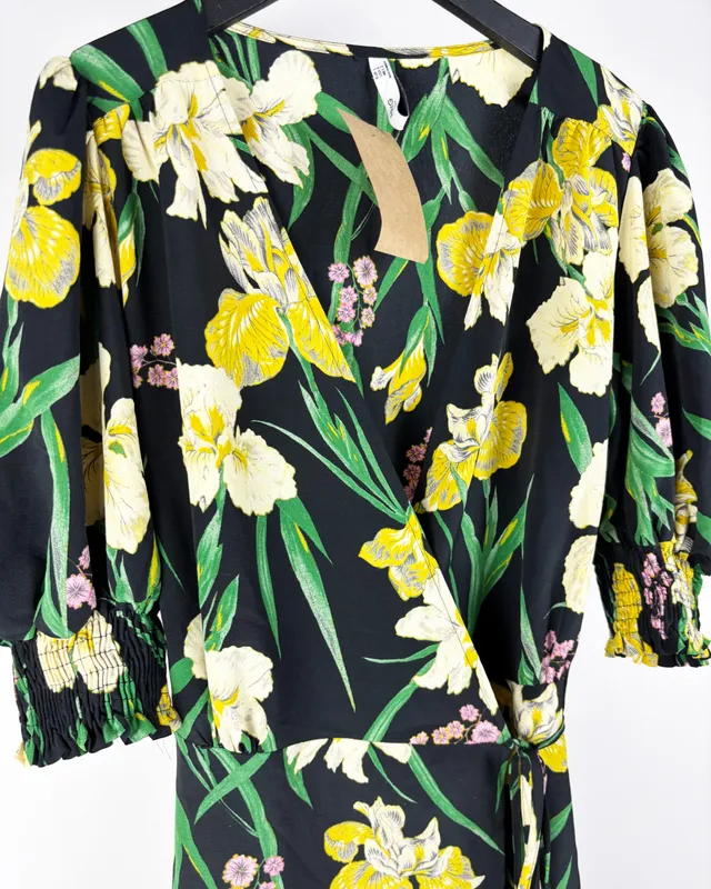 Vestido estampado mango