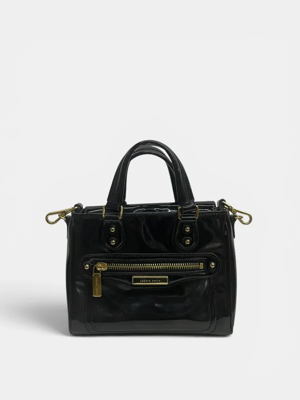 Cartera charol de mano jakie smith