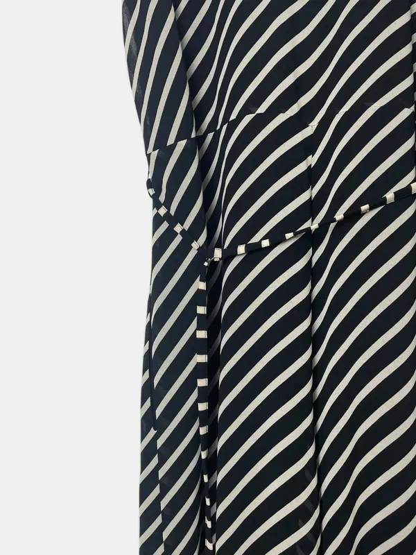 Mono largo rayado h&m
