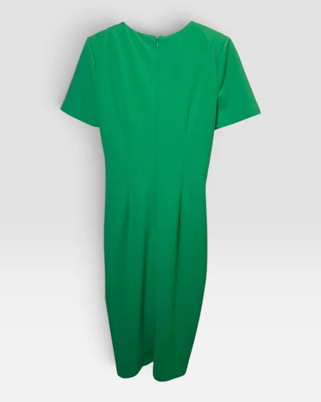 Vestido verde badgley mischka
