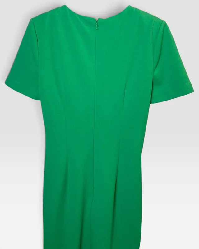 Vestido verde badgley mischka