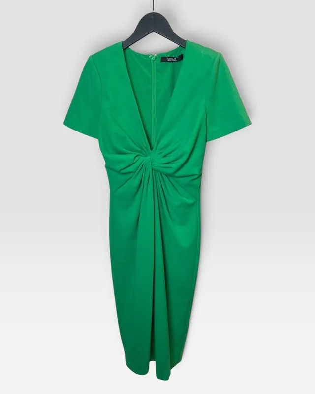Vestido verde badgley mischka