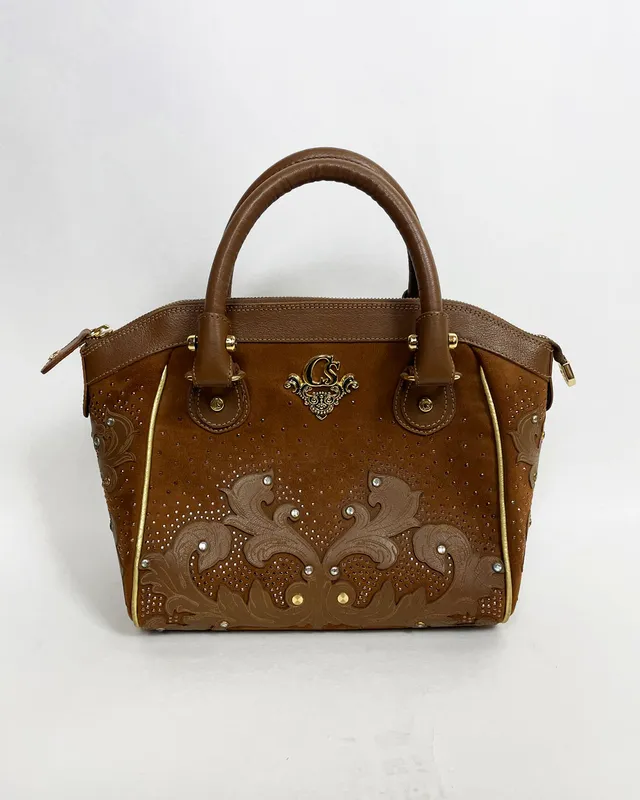 Cartera en cuero carmen steffens