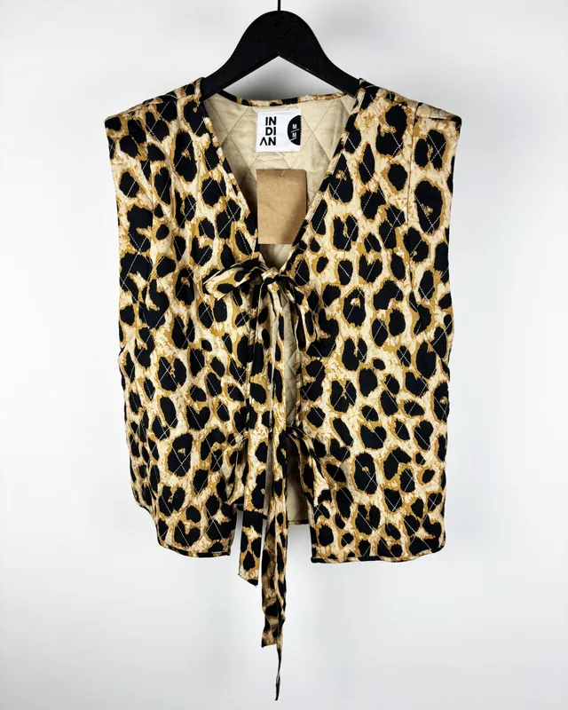 Chaleco animal print indian