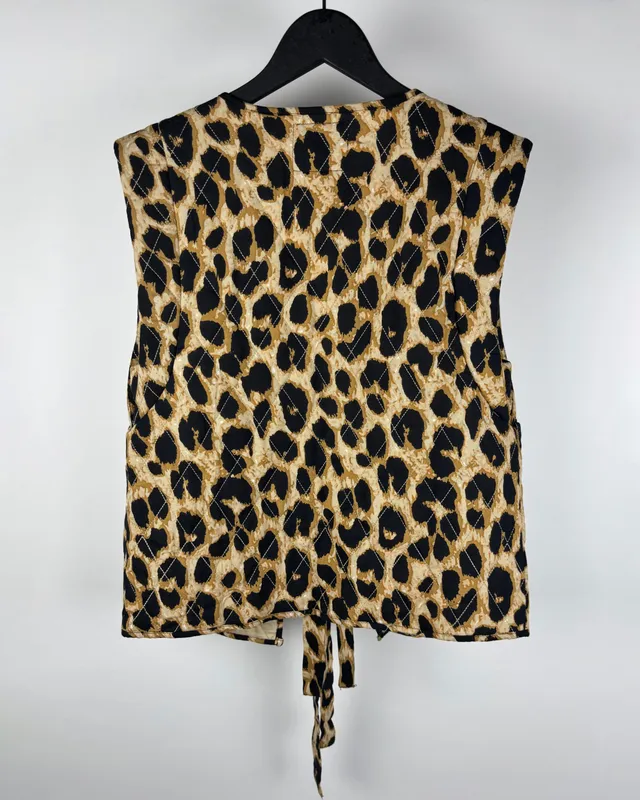 Chaleco animal print indian