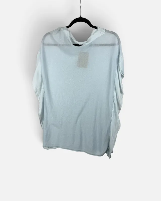 Remera celeste made in italy