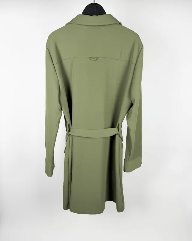Chaqueta verde c/laso zara