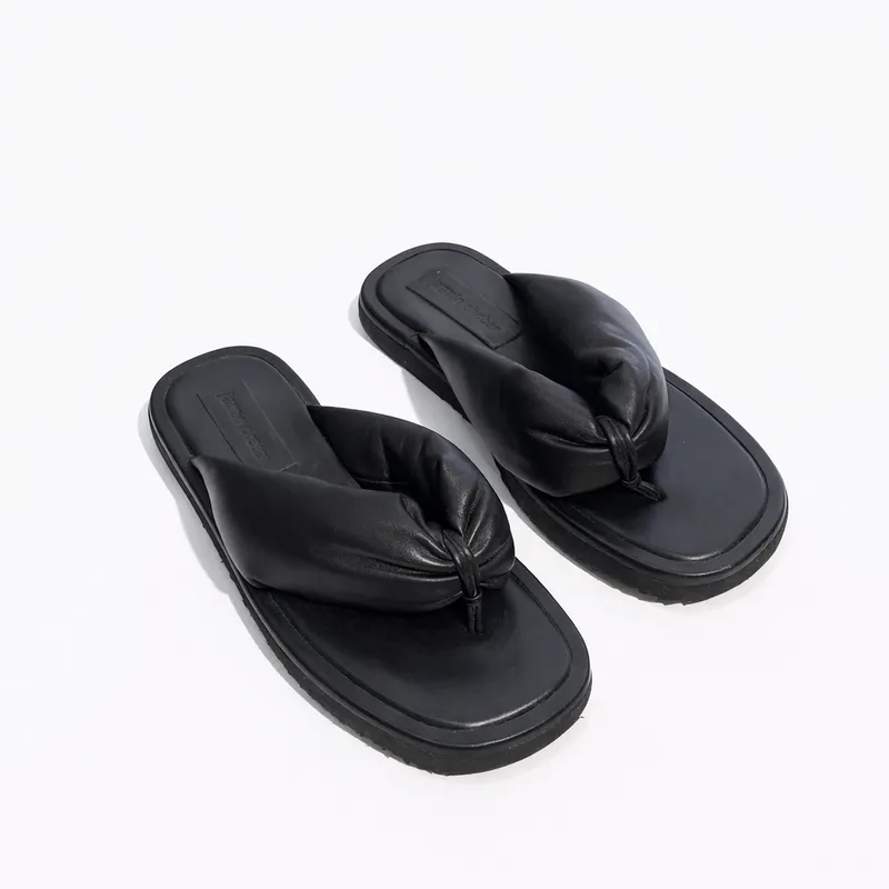 Sandalias bajas negras jazmin chebar