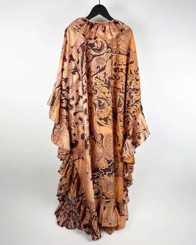 Vesito ancho estampado h&m