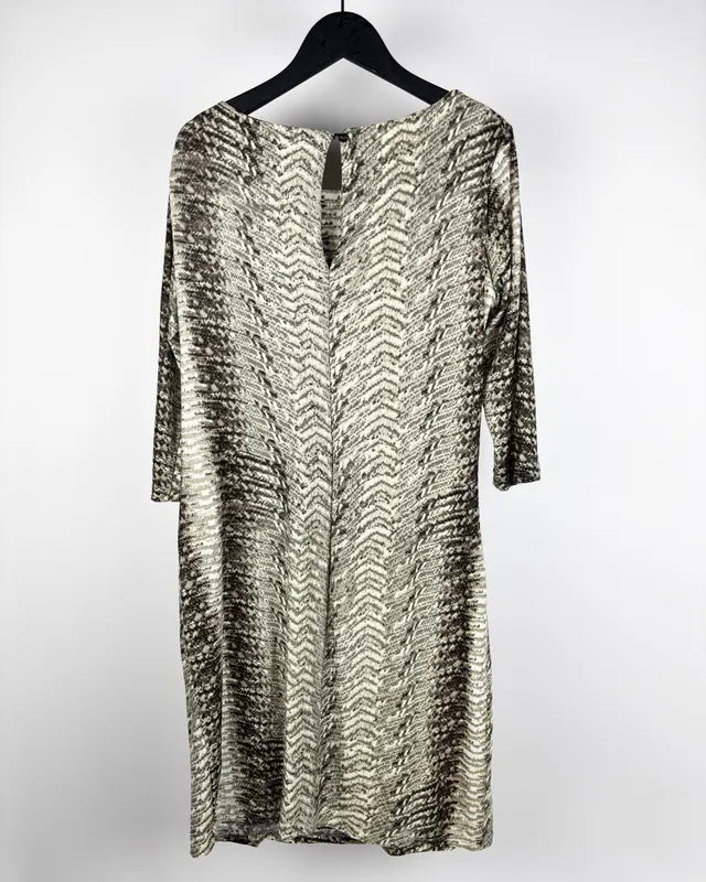 Vestido animal print victorai m.ortiz