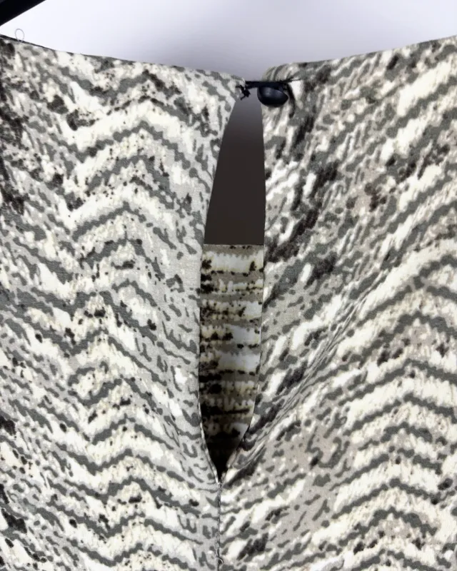 Vestido animal print victorai m.ortiz