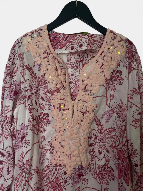 Vestido tunica estampado rapsodia