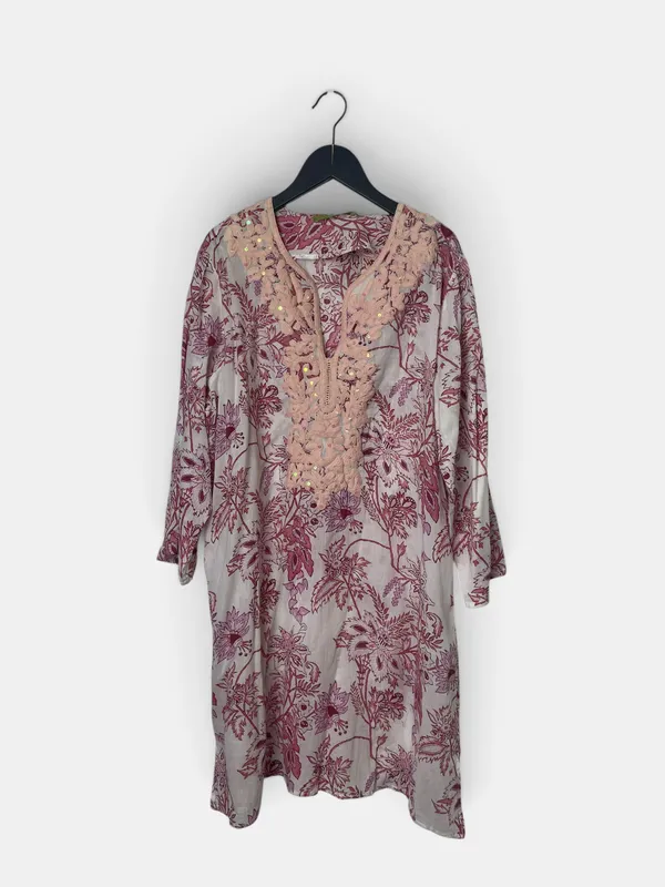 Vestido tunica estampado rapsodia