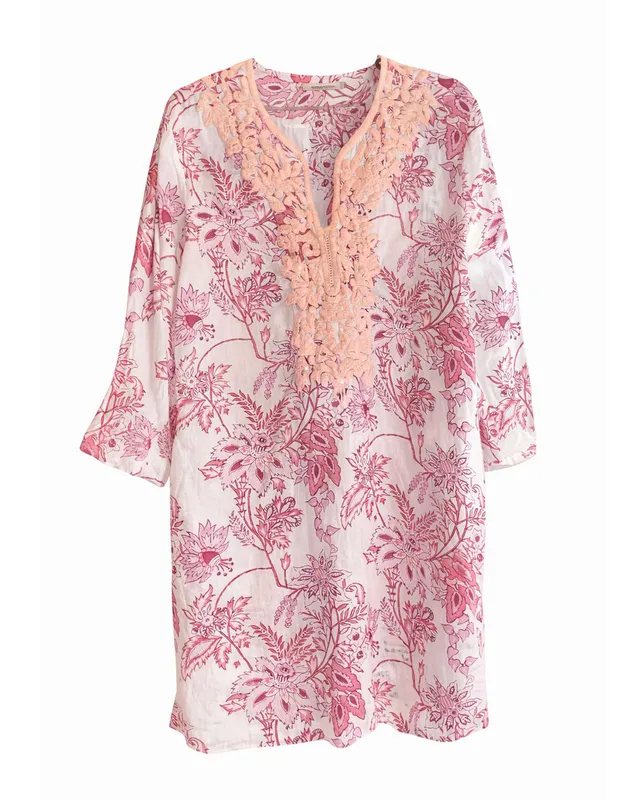 Vestido tunica estampado rapsodia