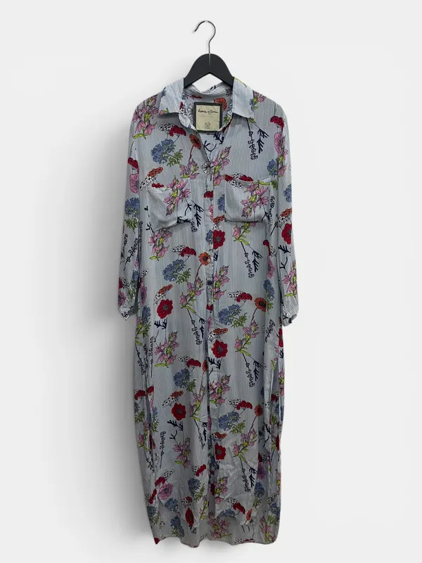 Camisola larga estampada victoria m ortiz