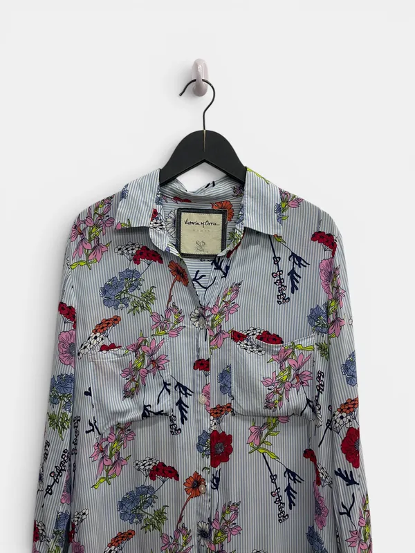 Camisola larga estampada victoria m ortiz