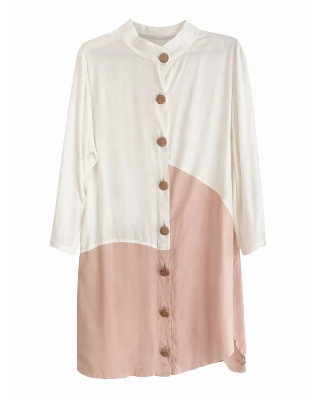 Vestido combinado corto vdamiani