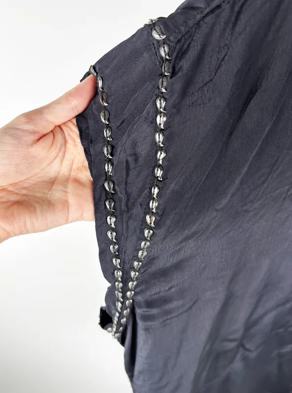 Blusa negra rapsodia