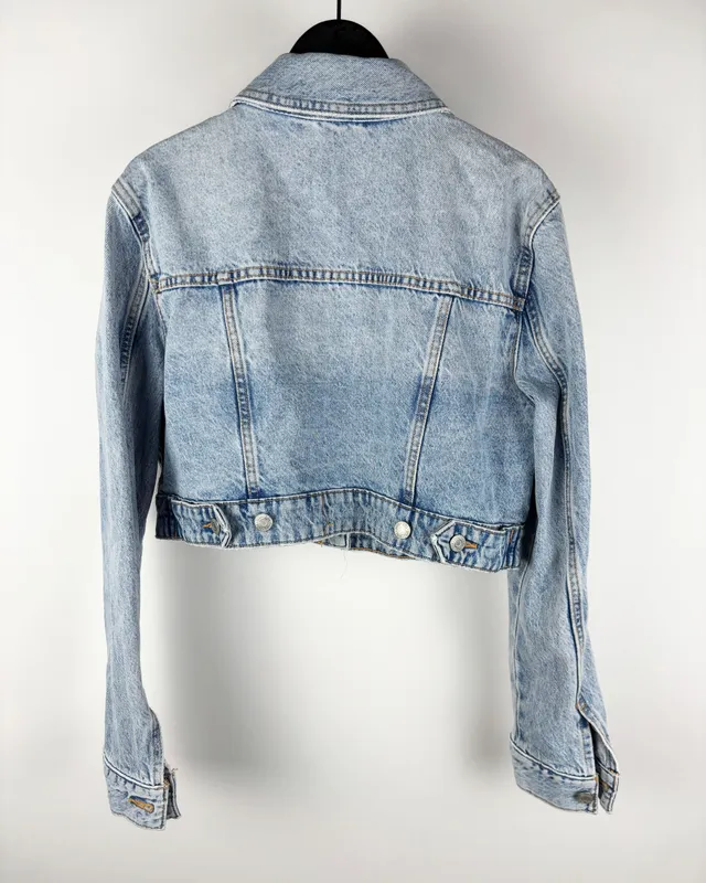 Campera corta de jean zara