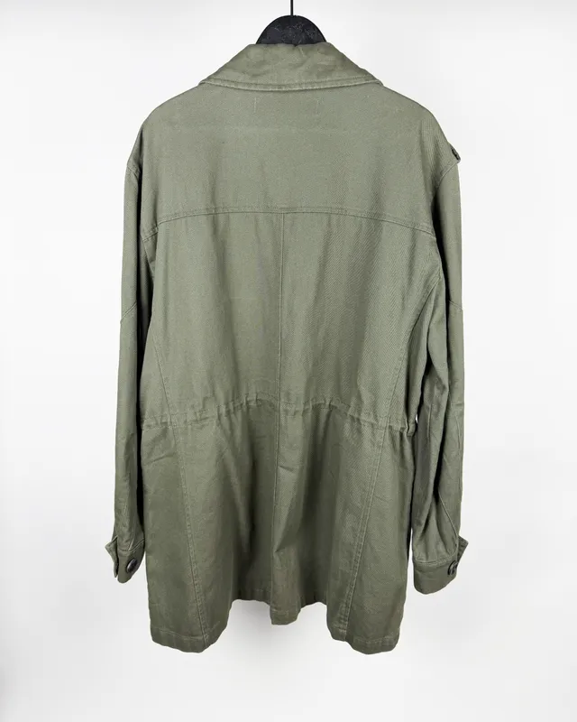 Campera verde militar c/strass zara