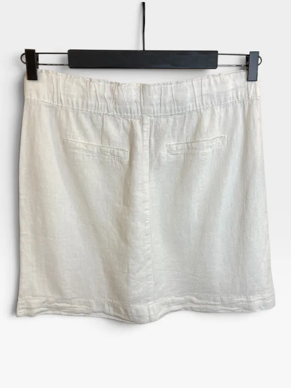 Pollera blanca lino dash