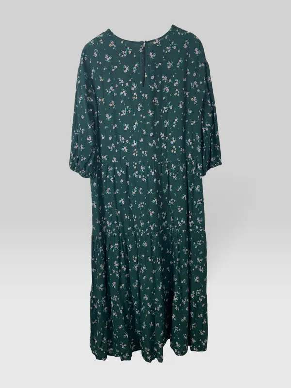 Vestido largo campesino h&m