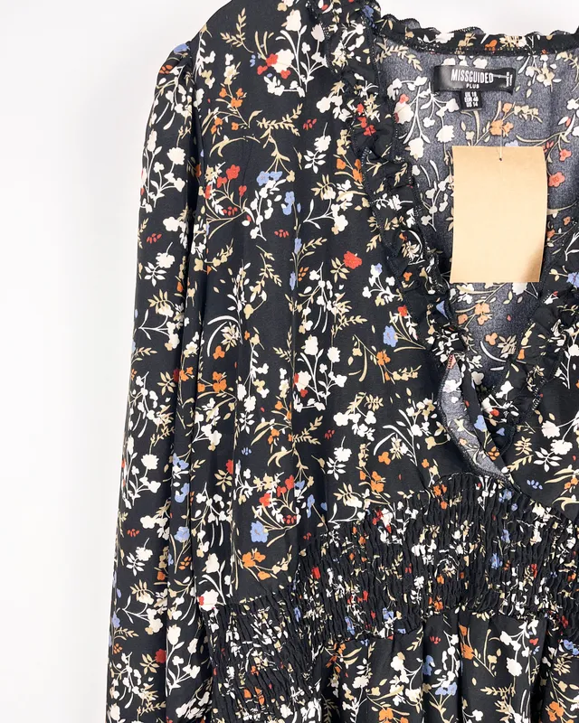 Vestido estampado missguided