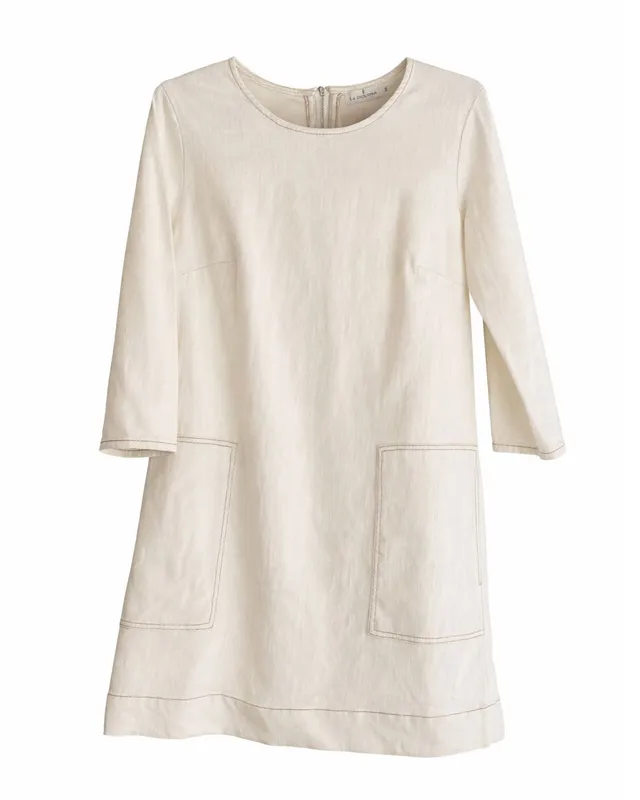 Vestido corto jean la dolfina