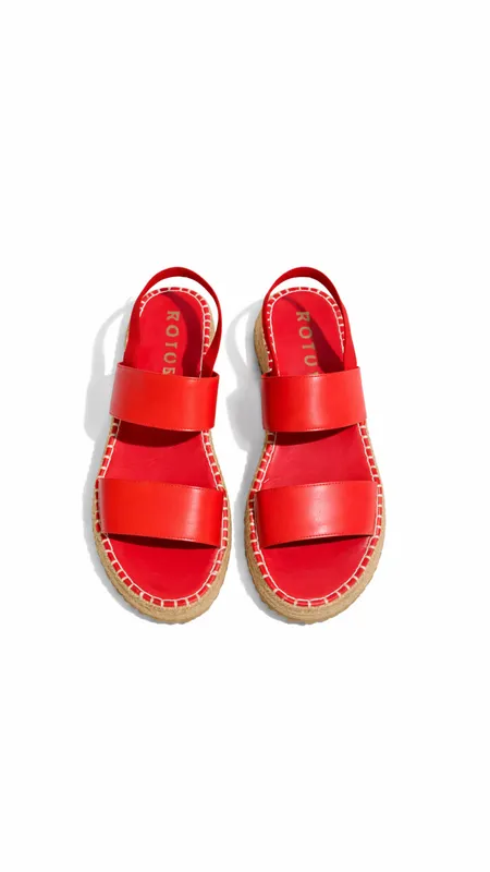 Sandalias bajas rotunda