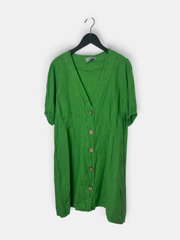 Vestido lino corto petra