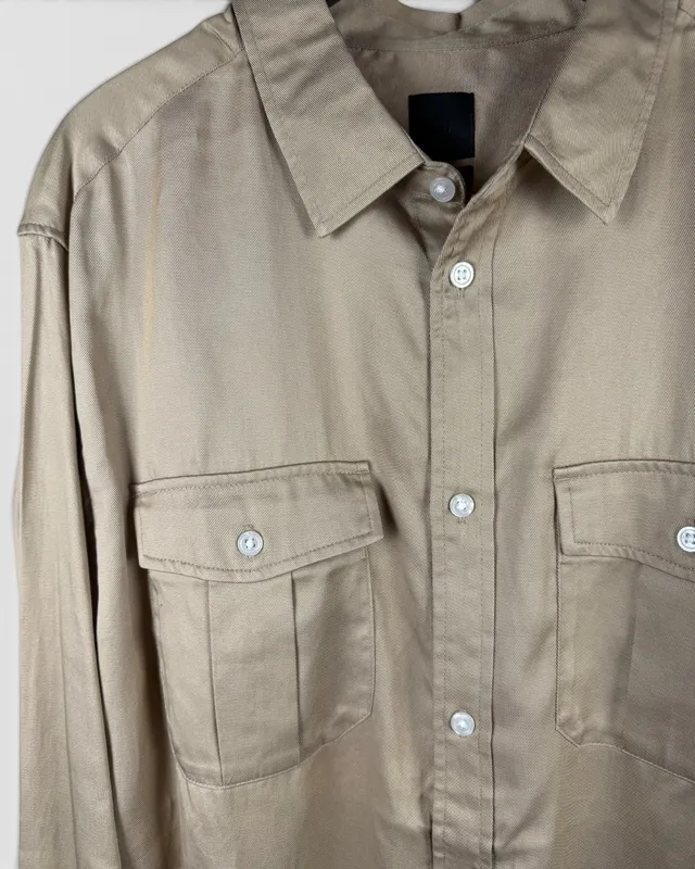Camisa beige h&m