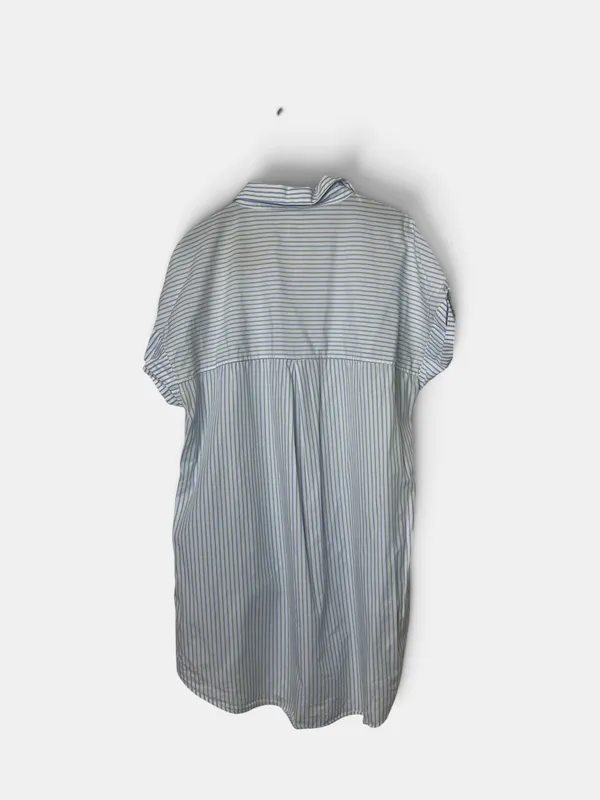 Camisa sin mangas rayada trf zara