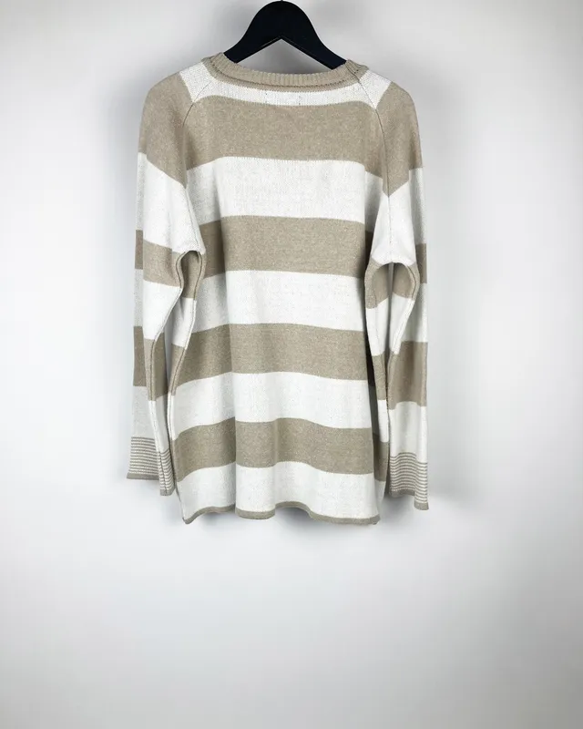 Buzo tejido rayado hand