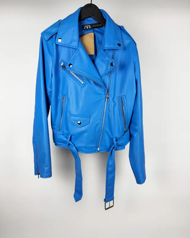 Campera celeste zara