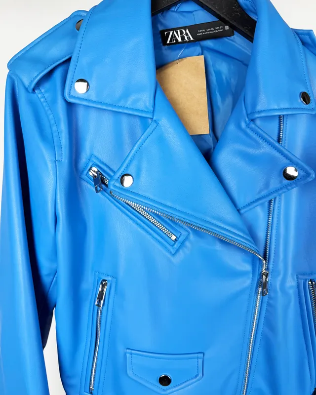Campera celeste zara